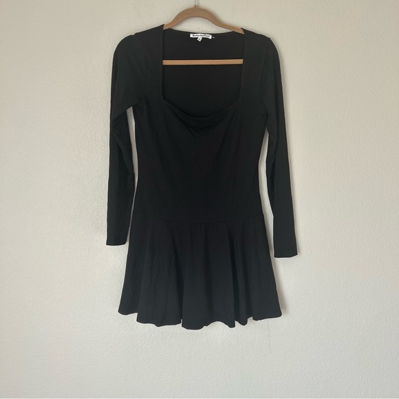 Reformation Coen Knit Dress in Black - Picture 3 of 6